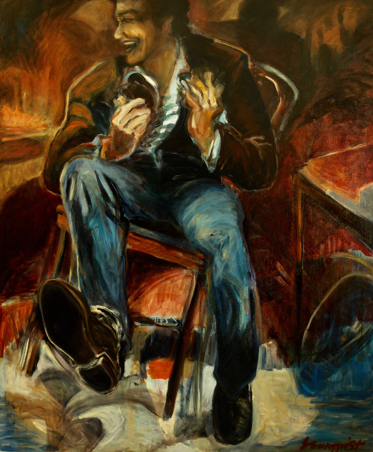 Portrait Of A Man Laughing — 2012