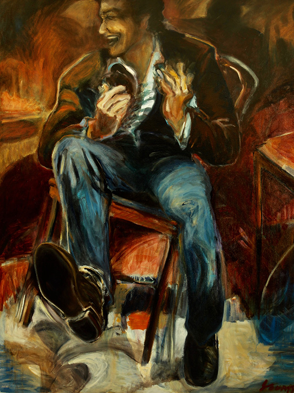 Portrait Of A Man Laughing — 2012