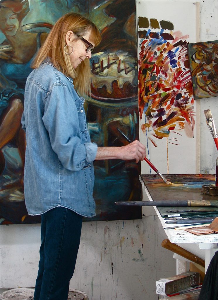 Kathleen Youngquist Working In The Studio